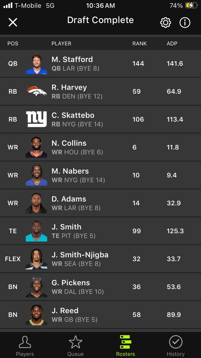 ZeroRBdad's tweet image. DK continues to boggle my mind by pushing WRs lower and lower 🤷🏻

#bestball 
#zerorb ish
#DraftKings