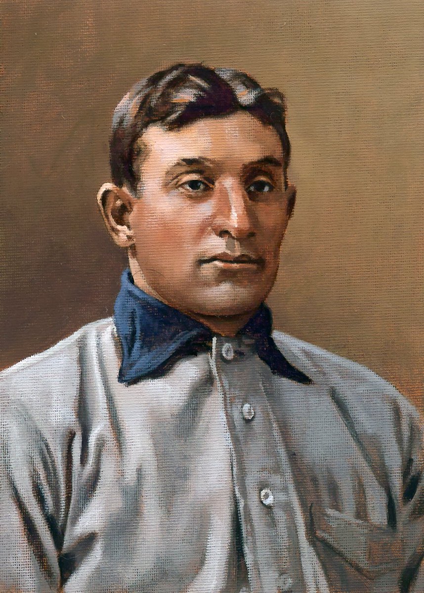 Hey all! If anybody is in the market for one of my color studies, I just saw this one of Honus Wagner on eBay. Based on Carl Horner’s photography that was eventually used for the famous T206 card.

ebay.com/itm/3657143465…