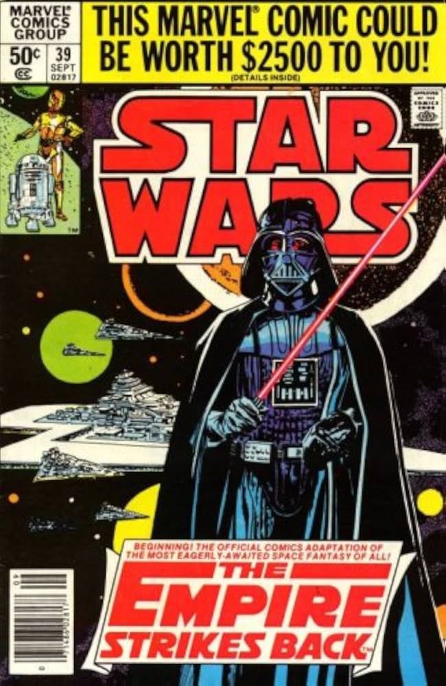 EmpireToJedi's tweet image. Listen up Star Warriors, better check your negative power couplings because only ONE WEEK until our dive into the EMPIRE STRIKES BACK comic adaptation! It's an extra-long episode--all 6 issues, movie/comic differences & more! Next Sunday on MARVEL STAR WARS: FROM EMPIRE TO JEDI!