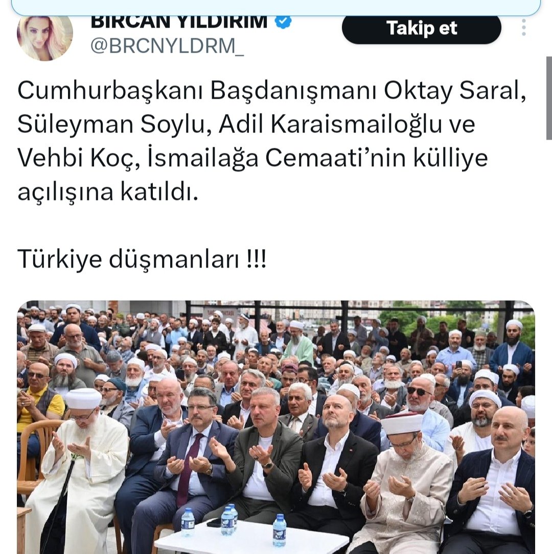 Medya Muhtarı 🇹🇷 (@mediamuhtari) on Twitter photo 🔴 Halkı kin ve düşmanlığa sevk etmek diye bir kanun vardı değil mi?
Sn, <a href="/yilmaztunc/">Yılmaz TUNÇ</a> <a href="/adalet_bakanlik/">T.C. Adalet Bakanlığı</a> <a href="/EmniyetGM/">Türk Polis Teşkilatı</a> <a href="/suleymansoylu/">Süleyman Soylu</a> <a href="/oktay_saral/">Oktay SARAL</a>
<a href="/akaraismailoglu/">Adil Karaismailoğlu</a> <a href="/vehbikoctr/">Vehbi Koç</a>
x.com/BRCNYLDRM_/sta… 🔴 Halkı kin ve düşmanlığa sevk etmek diye bir kanun vardı değil mi?
Sn, <a href="/yilmaztunc/">Yılmaz TUNÇ</a> <a href="/adalet_bakanlik/">T.C. Adalet Bakanlığı</a> <a href="/EmniyetGM/">Türk Polis Teşkilatı</a> <a href="/suleymansoylu/">Süleyman Soylu</a> <a href="/oktay_saral/">Oktay SARAL</a>
<a href="/akaraismailoglu/">Adil Karaismailoğlu</a> <a href="/vehbikoctr/">Vehbi Koç</a>
x.com/BRCNYLDRM_/sta…