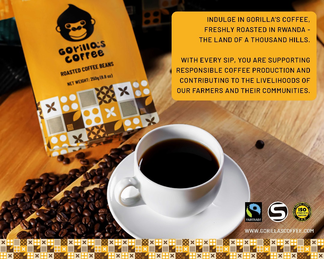 First of its kind #AfricaCoffeeTeaExpo2025 Kicks off in a few hours.

Never miss out on Gorilla's Coffee, freshly roasted in Rwanda -The land of a thosand hills.

#Rwanda #GorillasCoffee #ForTheWorld