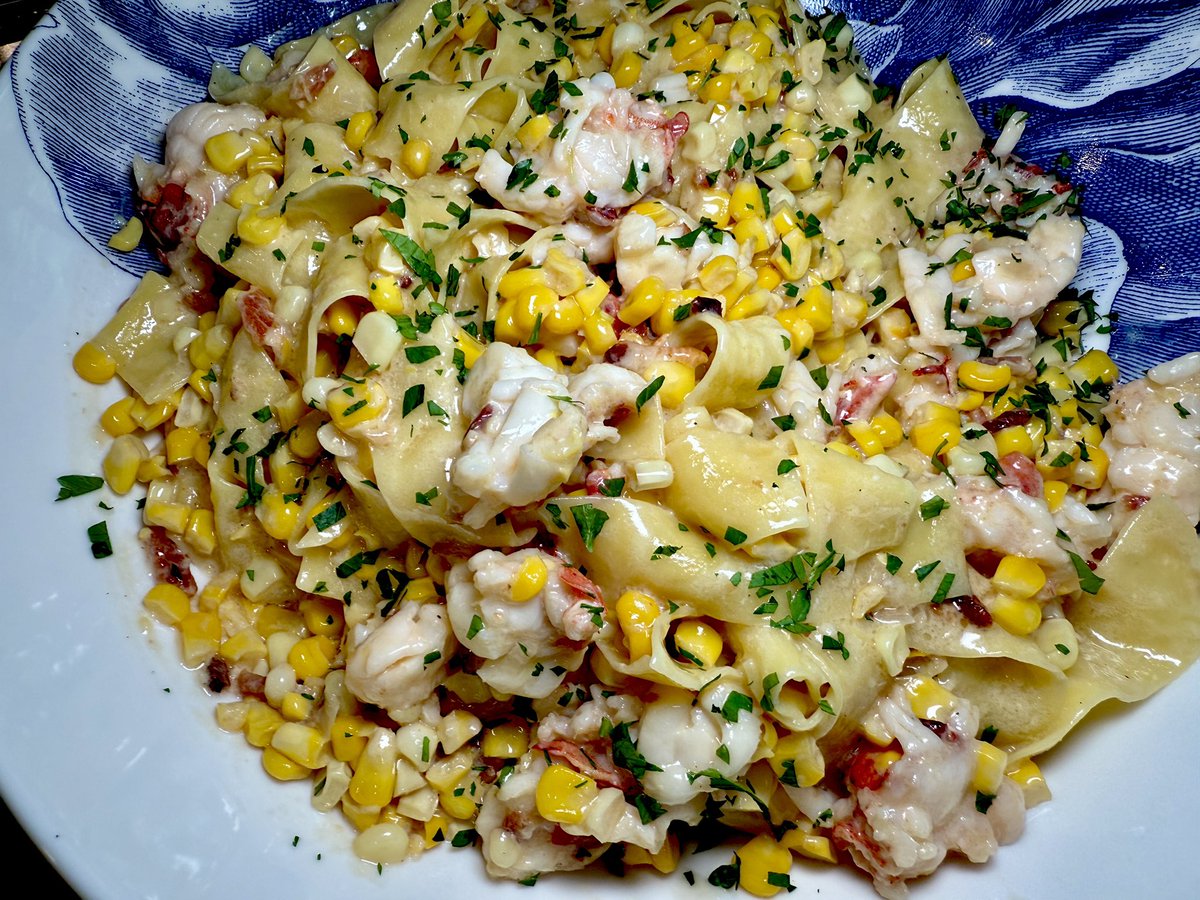 Lobster and Corn Pappardelle