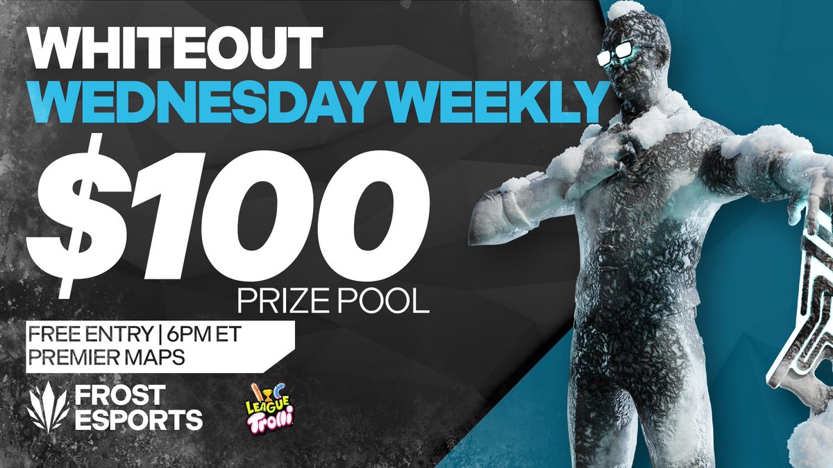 Weekly Whiteout is making a return! Itchin for Valorant? Sign ups are now LIVE, register and compete this coming Wednesday with the link below!