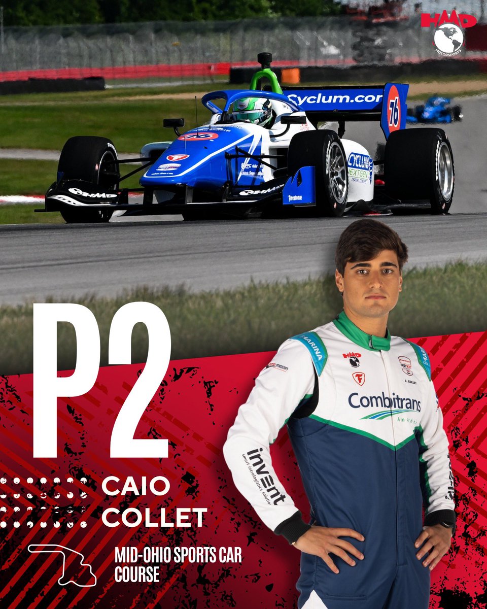 Caio Collet takes home second in the Grand Prix at Mid-Ohio for the #HMD crew!

#HMDMotorsports / #INDYNXT / #INDYCAR / @indycar / @indynxt / @Firestoneracing / @mid_ohio