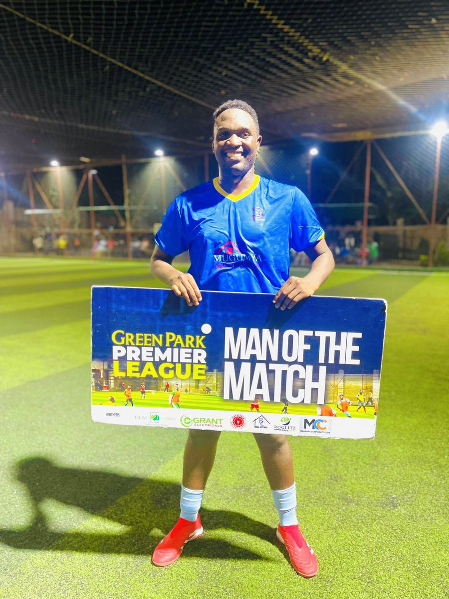 🔷𝗙𝗨𝗟𝗟 𝗧𝗜𝗠𝗘🔷

Zone Fc 2:3 Mugumya Eng Services 

Man of the Match AMOS⚽️ 
🥂 🍾

#GreenParkPremierLeague 35+
Get Your Game On 💙💙