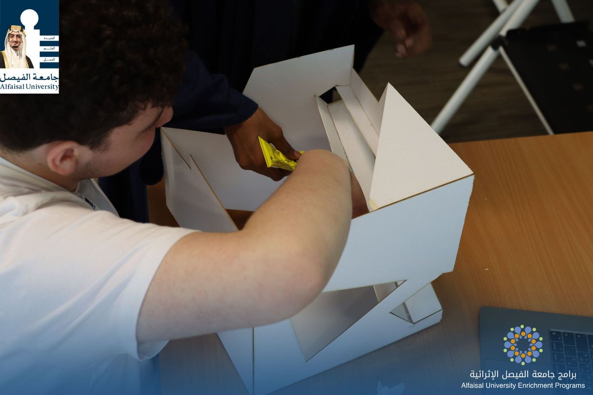 Week 2 of #AUEP commences with our Arts &amp; Architecture students bringing their digital designs to life, turning concepts into physical models through hands-on creativity 📐🏛️ #Alfaisal_University