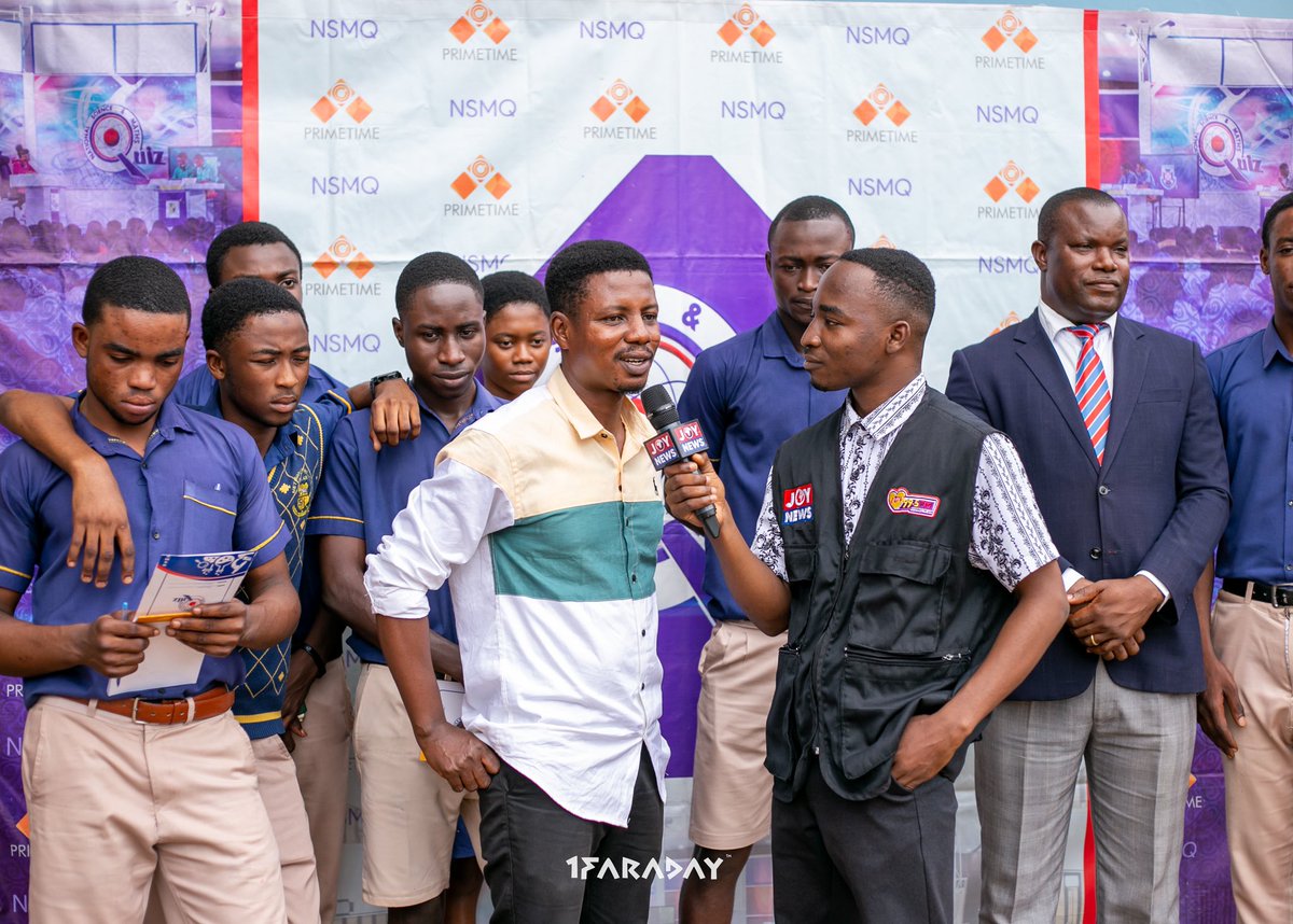 BFCollins_'s tweet photo. The Bono Ahafo qualifiers and zonal championship was all a thrilling ride. We go again tomorrow -God willing- in Wa, then Bolgatan and Tamale next, before we end up in the Garden City, Kumasi. 

#NSMQ2025 #NSMQRegionals @NSMQGhana @JoyNewsOnTV https://t.co/P1NGISikGJ