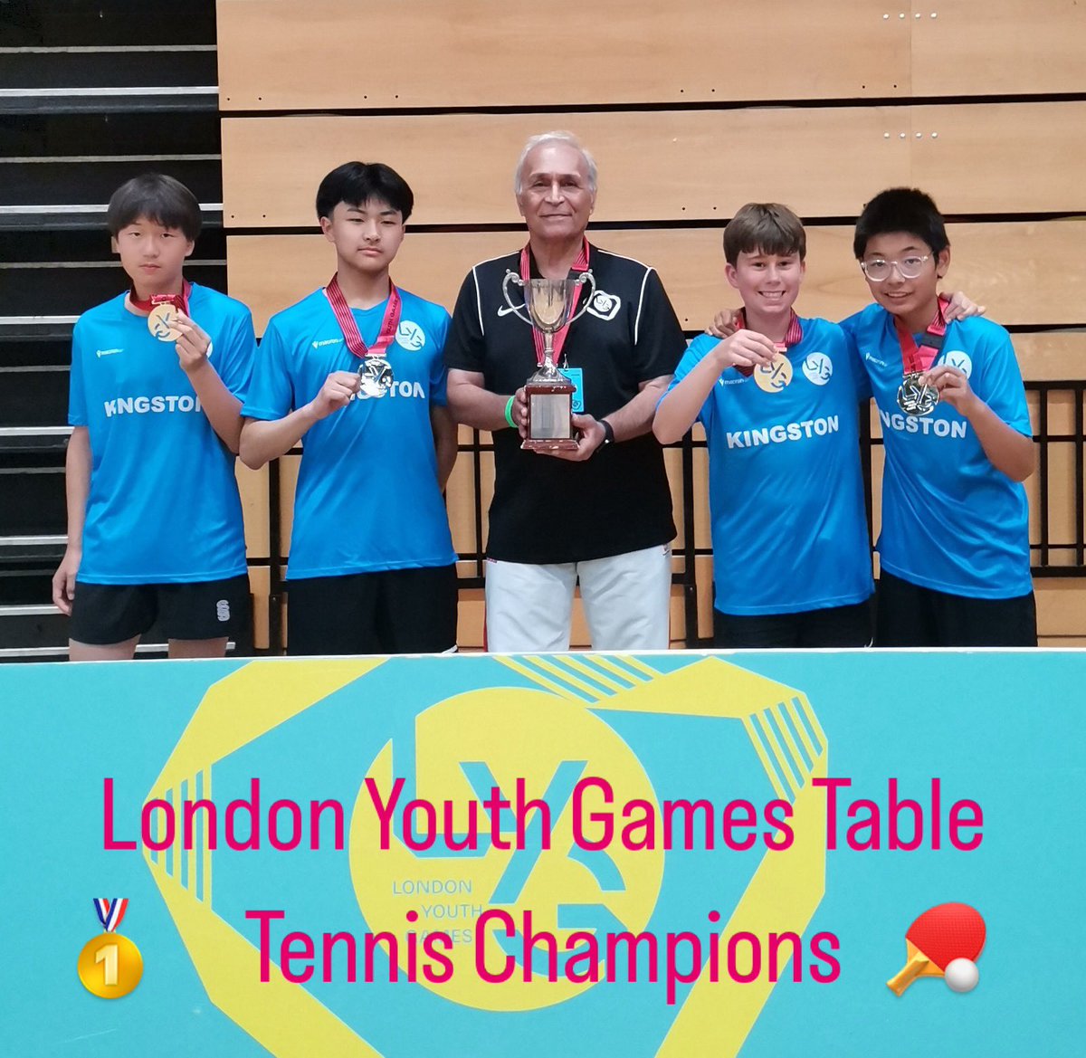 Active Kingston (@activekingston) on Twitter photo Huge congratulations to our boys table tennis team on winning gold at the <a href="/LdnYouthGames/">London Youth Games</a> this weekend. A brilliant result for these talented young players ππ₯ππ Huge congratulations to our boys table tennis team on winning gold at the <a href="/LdnYouthGames/">London Youth Games</a> this weekend. A brilliant result for these talented young players ππ₯ππ
