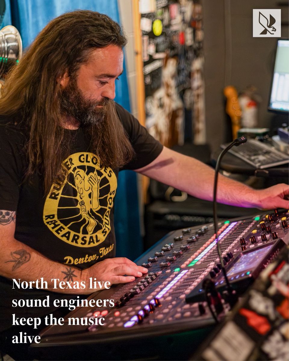 North Texas Daily (@ntdaily) on Twitter photo ARTS & LIFE: North Texas live sound engineers keep the music alive
๐: <a href="/DiegoJosueHdz/">Diego J Hernandez</a>
๐ธ: Aiden Gonzalez
Read more: buff.ly/mJIh6Xa ARTS & LIFE: North Texas live sound engineers keep the music alive
๐: <a href="/DiegoJosueHdz/">Diego J Hernandez</a>
๐ธ: Aiden Gonzalez
Read more: buff.ly/mJIh6Xa