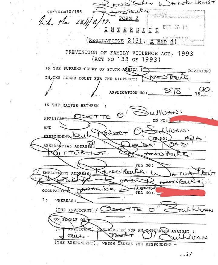 The wife beater 
Paul O Sullivan 
Its on the record 
Who works with Sibya , and does work for a well known money launderer 
One of the big 5 in South Africa