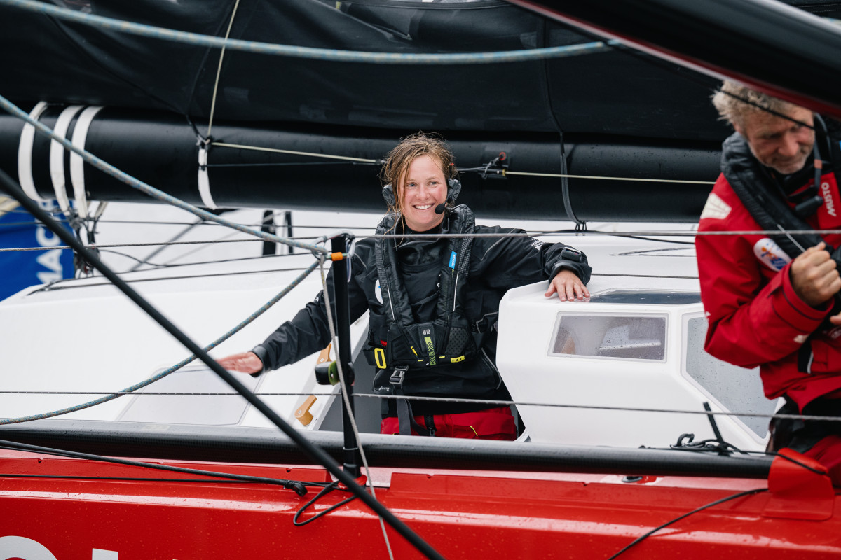 VendeeGlobeENG's tweet image. 🏅Congratulations to Sam Goodchild, 9th in the Vendée Globe, who won - with a crew - the first edition of La Course des Caps !
The British skipper replaced Charlie Dalin, the great winner of the last Vendée Globe and withdrawn for health reasons at the helm of the @ImocaMacif.…