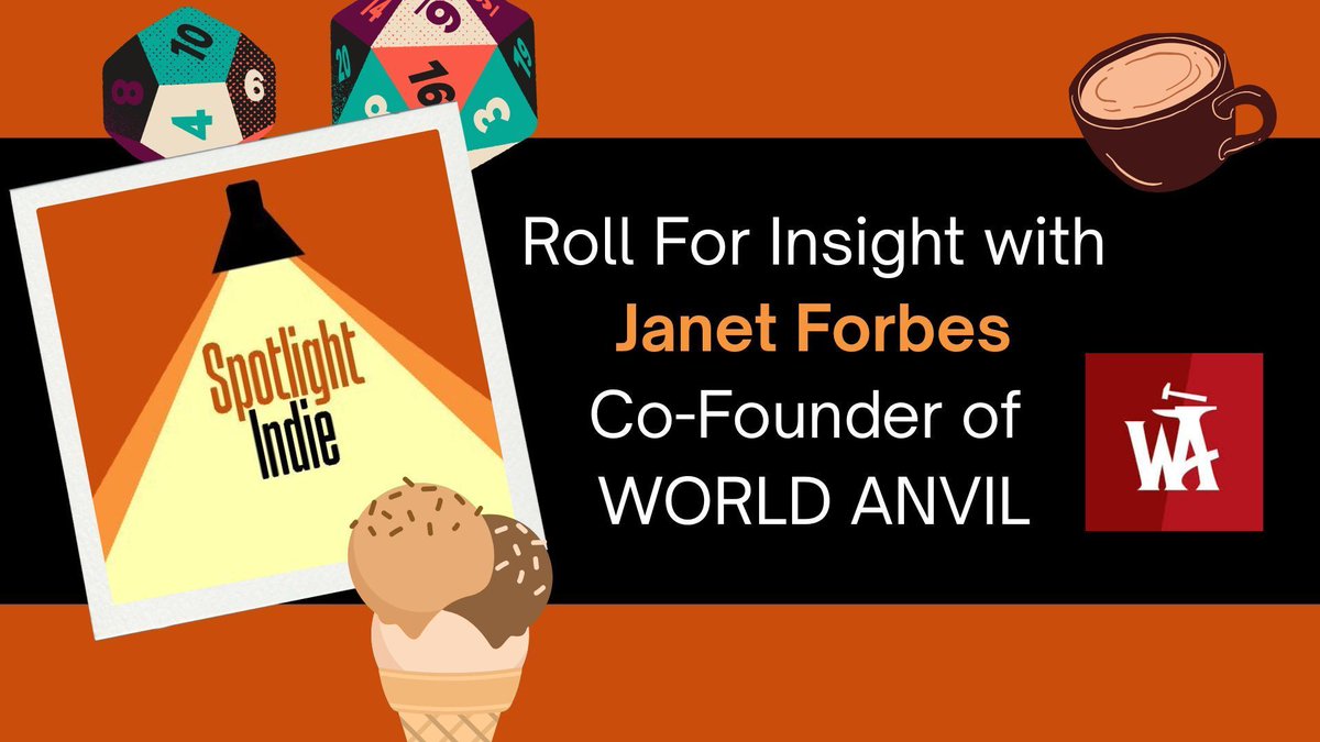 Spotlight Indie (@spotlightindie_) on Twitter photo This week, Janet Forbes <a href="/WorldAnvil/">World Anvil</a> and <a href="/FrasierArmitage/">Frasier Armitage</a> roll for insight. Who's the secret table leg chewer? Who's got more to-be-written stories? Why are there so many sausages? And how is it spelt again? Lieutenant, liuetenant, leuitenant...youtu.be/9ZaM5oHXc8M This week, Janet Forbes <a href="/WorldAnvil/">World Anvil</a> and <a href="/FrasierArmitage/">Frasier Armitage</a> roll for insight. Who's the secret table leg chewer? Who's got more to-be-written stories? Why are there so many sausages? And how is it spelt again? Lieutenant, liuetenant, leuitenant...youtu.be/9ZaM5oHXc8M