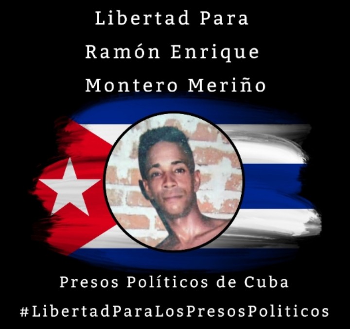 Un poco tarde hoy, pero nunca es tarde para alzar la voz por los presos políticos. Libertad para Ramón Enrique Montero Meriño. Su único delito fue pedir libertad. No lo dejemos solo. Exijo su liberación inmediata. 
#LibertadParaTodosLosPresosPoliticos 
#AbajoLaDictadura #Cuba