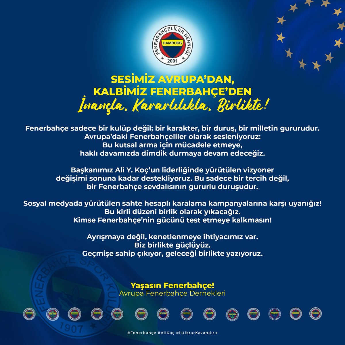 Hamburg Fenerbahçeliler Derneği (@dernegihamburg) on Twitter photo 