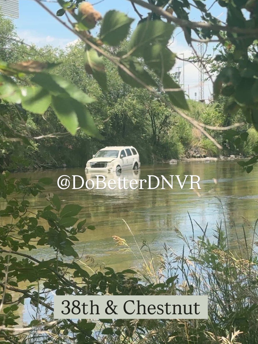 38th &amp; Chestnut. What happened here @denverpolice? #DoBetterDNVR @mikejohnstonco #River #PlatteRiver