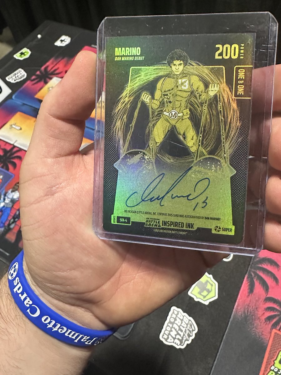 Palmetto Cards (@palmetto_cards) on Twitter photo This 🔥🔥 was pulled last weekend at the SC Card Show. We continue to crush with <a href="/BoBattleArena/">Bo Jackson Battle Arena</a> and have some fun breaks planned!! Stay tuned. Let’s Bo!! This 🔥🔥 was pulled last weekend at the SC Card Show. We continue to crush with <a href="/BoBattleArena/">Bo Jackson Battle Arena</a> and have some fun breaks planned!! Stay tuned. Let’s Bo!!