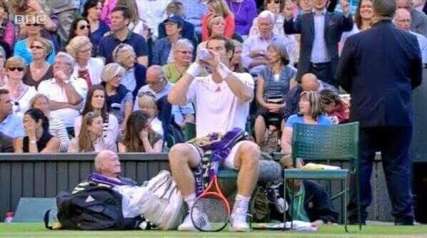 At this time of year I always wonder what happened to the little old fellow Andy Murray kept in his sports bag… #Wimbledon
