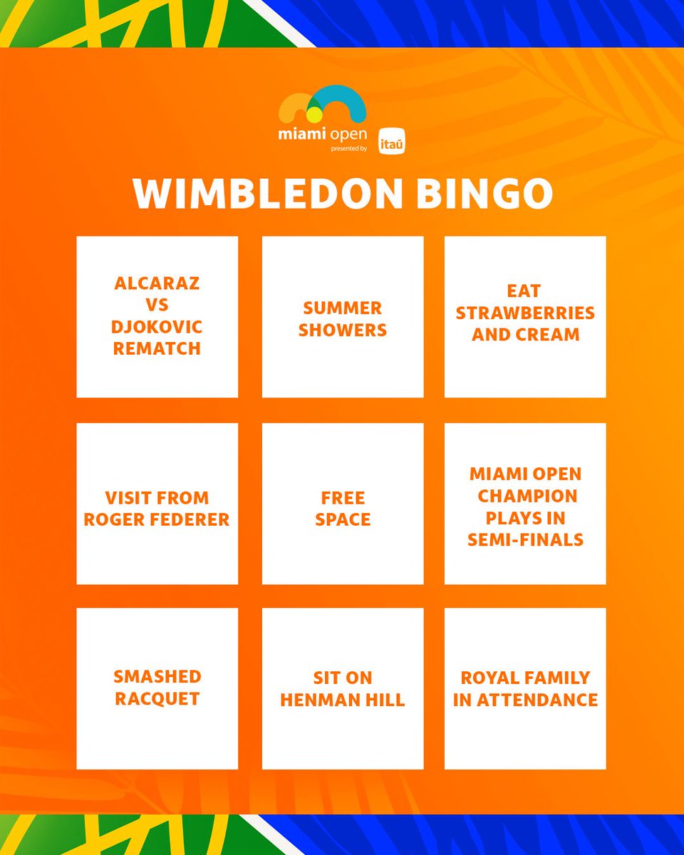 MiamiOpen's tweet image. Play along with us as we head into Week 2! 🌱
