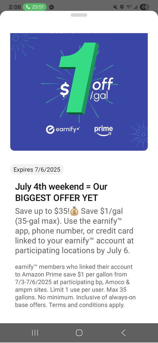 JRosa007's tweet photo. @amazon Drove 8.7 miles to the app specific gas station for the system to be down and not allow me to pay using the app. Called CS and nothing can be done. If your going to throw out promotions that involve linking accounts and adding payments there should be a way to compensate https://t.co/PFHRjrseKb