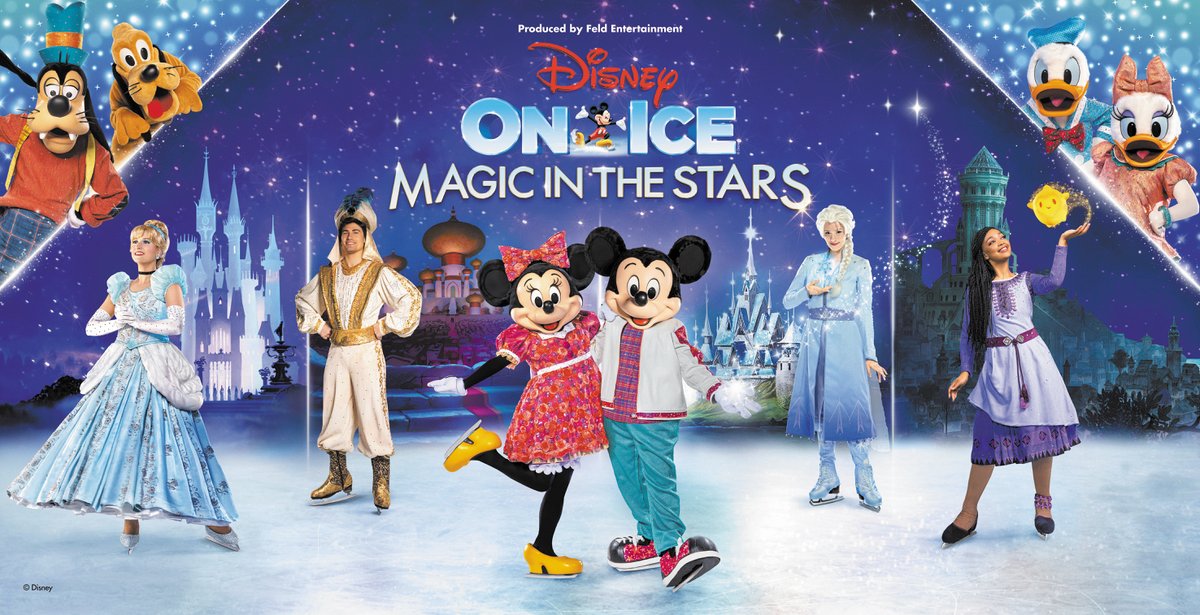 JPDisneyOnIce's tweet image. ⛸️開幕まであと3日⛸️
秋田・由利本荘公演を皮切りに、#ディズニーオンアイス "Magic in the Stars" #日本公演 がいよいよ開幕します❗️
1981年から続く氷上の魔法❄️今年は特に豪華なショーに仕上がっています⛸️✨
ぜひ涼しい会場でお楽しみください💐
詳しくは公式サイトで👇…