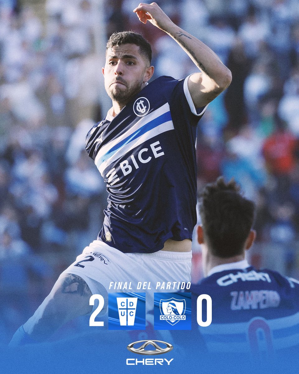 Universidad Católica (@cruzados) on Twitter photo ¡𝐄𝐋 𝐂𝐋Á𝐒𝐈𝐂𝐎 𝐄𝐒 𝐃𝐄 𝐋𝐀 𝐂𝐀𝐓𝐎! 👊
Con gol del Dani González y de Diego Corral, #LosCruzados vencimos por 2-0 a Colo Colo para sumar ➕3️⃣ en esta fecha pendiente de la Liga de Primera Itaú 🏆
Porque es una locura totaaaaal 🎶 ¡A CELEBRAR, SEÑORES! 🥳 ¡𝐄𝐋 𝐂𝐋Á𝐒𝐈𝐂𝐎 𝐄𝐒 𝐃𝐄 𝐋𝐀 𝐂𝐀𝐓𝐎! 👊
Con gol del Dani González y de Diego Corral, #LosCruzados vencimos por 2-0 a Colo Colo para sumar ➕3️⃣ en esta fecha pendiente de la Liga de Primera Itaú 🏆
Porque es una locura totaaaaal 🎶 ¡A CELEBRAR, SEÑORES! 🥳