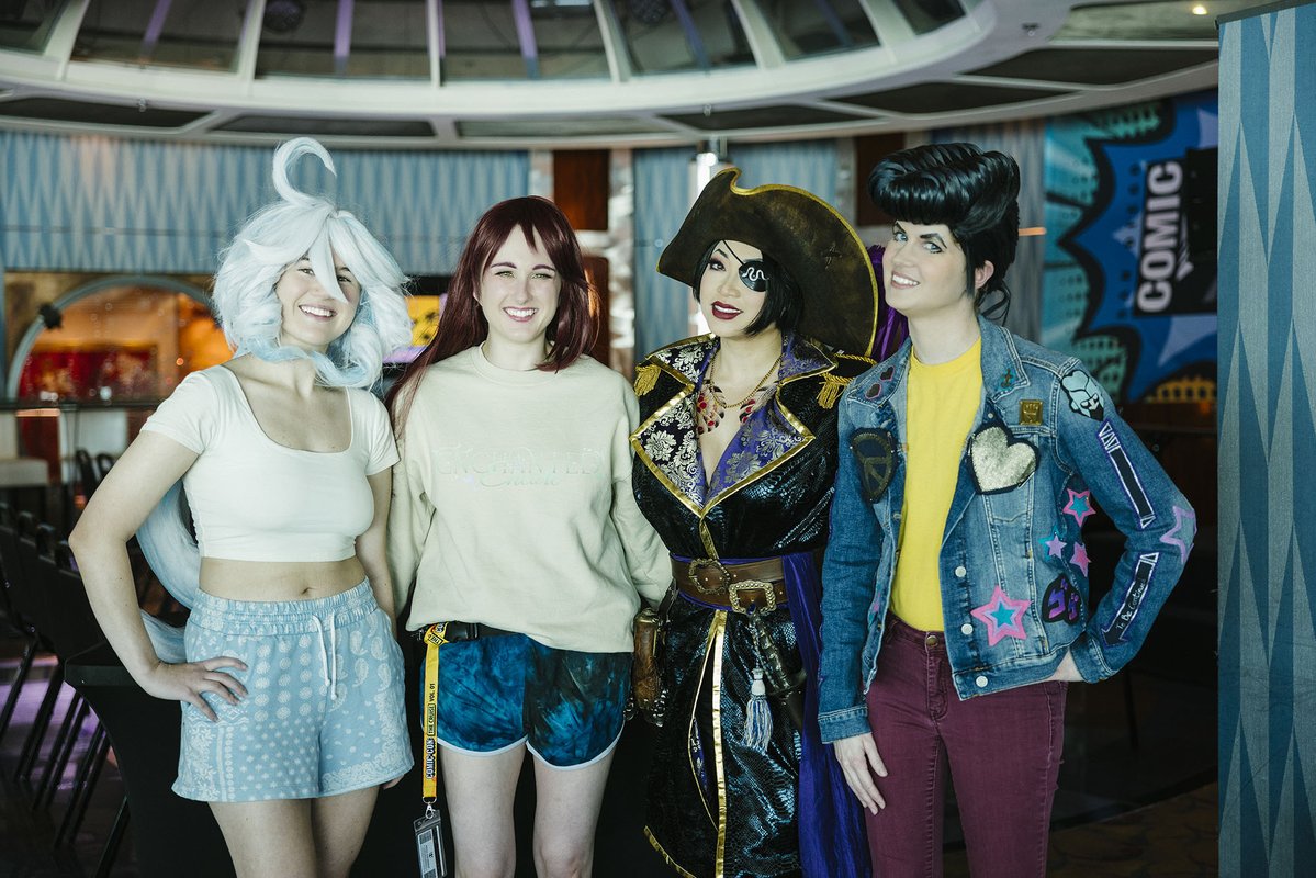 ComicConCruise's tweet image. On Comic-Con: The Cruise, you’re never too overdressed. Show off those cosplay skills when we set sail in 2026. Book now at comicconthecruise.com/experience/. #ComicConCruise