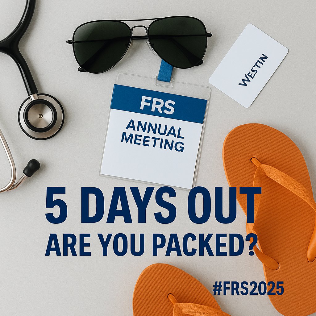 floridarad's tweet image. 5 DAYS ‘til we’re beachside &amp;amp; badge-ready 🩺🌴
CME, cocktails, and connections. You in? #FRS2025 #RadLife #ConferenceMode