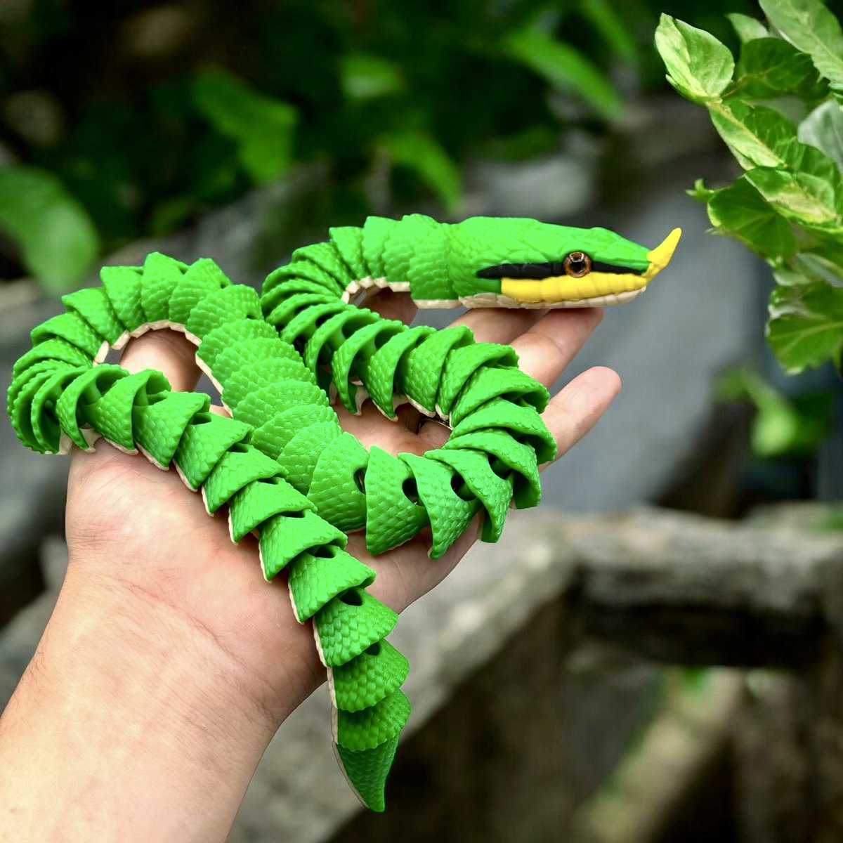 tacticalkaoz3D's tweet image. Get this Cute Rhinoceros Rat Snake available free on thangs here: than.gs/m/1369987