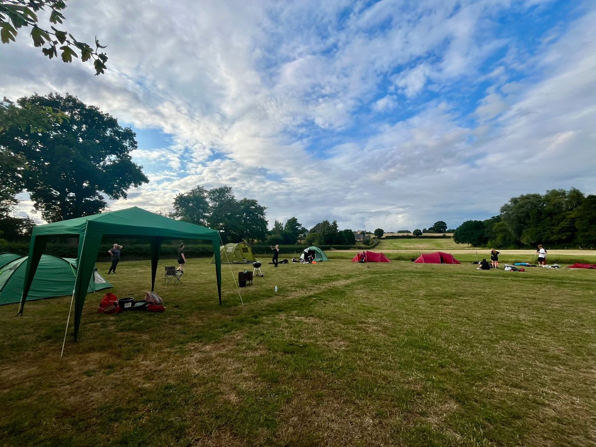 🏕️ DofE Update 🏕️

The Silvers survived the downpour and have remained in high spirits! All have arrived safely back to camp 🙌🏼 Tents are up and dinner is on!