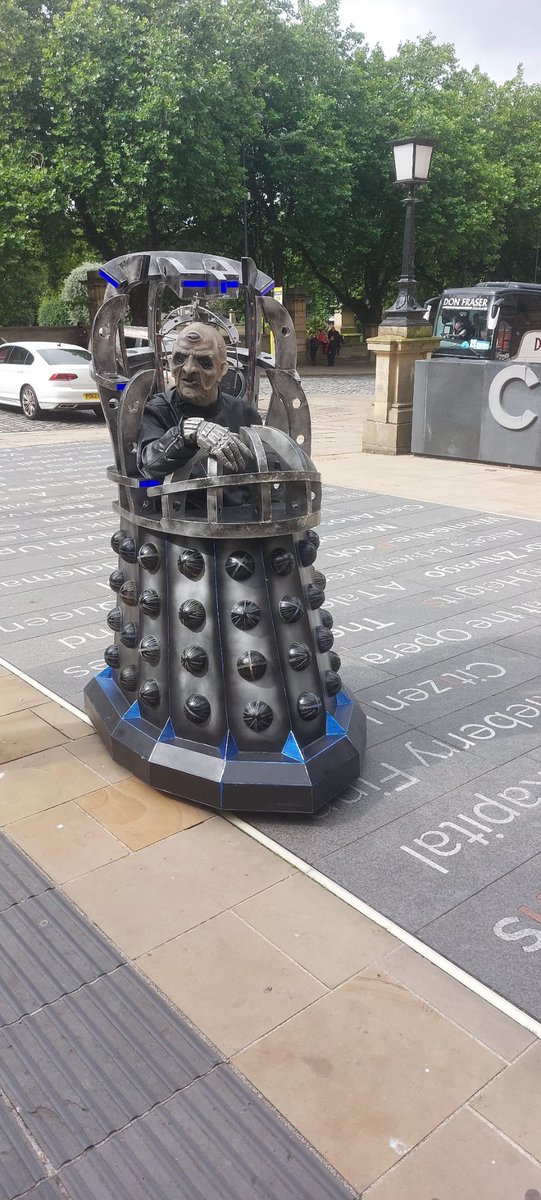 Dadros3's tweet image. #Davros had a great time @LpoolMakeFest. Thanks also to @Lpoolcentlib for allowing me to insult everyone in the building.
If you ever get the opportunity, then give them a visit. A beautiful space for creativity and inspiration.