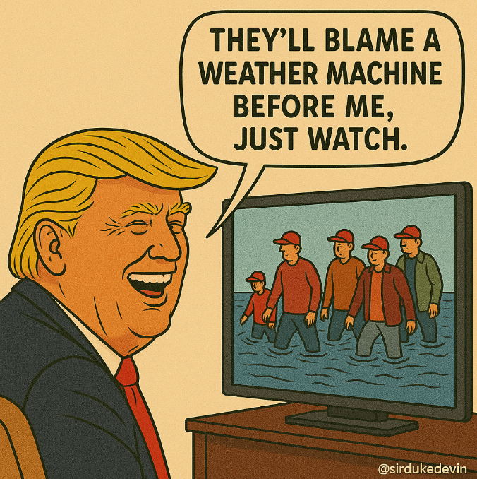 Trump thinks his followers are idiots.