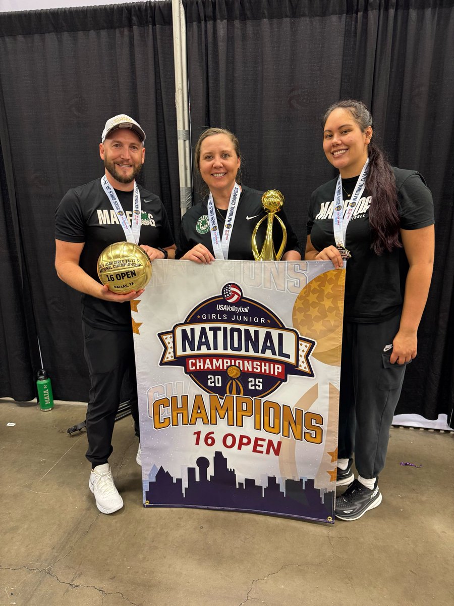 JohnAMyer's tweet image. #GJNC 16 Open NATIONAL CHAMPIONS! 🥇 Being a part of this team’s journey is one of the greatest joys of my coaching career.
Undisputed National Champions — a testament to a team that embodies a “We Over Me” mentality. With each other, for each other! #nationalchampions #blessed