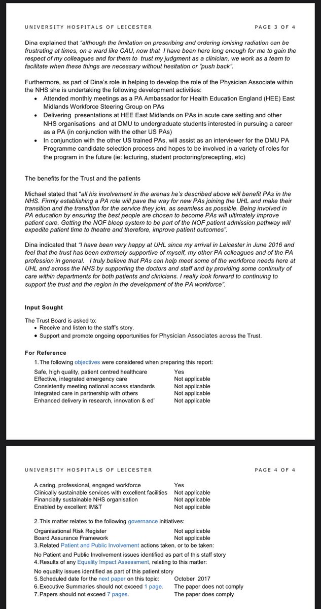 ‘Dina currently works in the capacity of a junior doctor role, evaluating patients and formulating treatment plans in conjunction with the registrars and consultants and over time becoming more and more autonomous.’