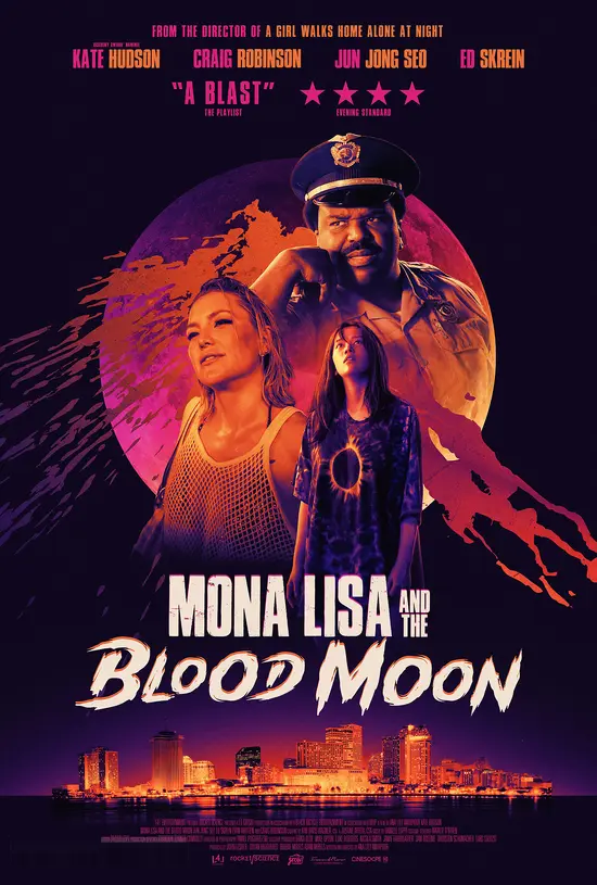 #Watched
Mona Lisa and the Blood Moon (2022)

A young woman with psychokinetic powers breaks out of a Louisiana asylum and makes her way to New Orleans, where she falls into the city’s netherworld of misfits and miscreants.

Written and directed by Ana Lily Amirpour