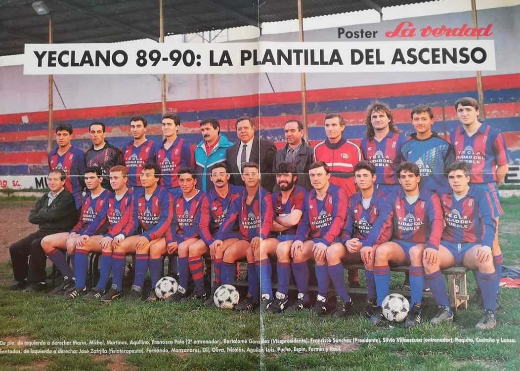 Yeclano_dptvo's tweet photo. 🔵🔴 Desde el Yeclano Dptvo queremos transmitir el más sentido pésame a toda la familia y seres queridos de Silvio Villaescusa, leyenda futbolística yeclana con una gran trayectoria tanto de jugador como entrenador, protagonista del primer ascenso del Yeclano CF a 2ªB ⚽️#DEP 🖤🙏 https://t.co/Of7tacT0bd