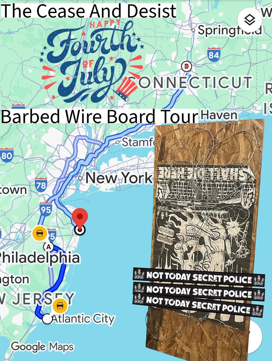 GRIMGRIMGRIM (@grimgrimgrimphl) on Twitter photo The W*wa Cease And Desist Barbed Wire Board tour has survived
Tournament Of Survival X
Cage Of Survival 4
Backyard Wrestling 7
The Top Play
Will it survive today at <a href="/JerseyCW/">Jersey Championship Wrestling</a> ?
<a href="/GCWrestling_/">GameChangerWrestling</a> <a href="/TheEmilJay/">emil</a> The W*wa Cease And Desist Barbed Wire Board tour has survived
Tournament Of Survival X
Cage Of Survival 4
Backyard Wrestling 7
The Top Play
Will it survive today at <a href="/JerseyCW/">Jersey Championship Wrestling</a> ?
<a href="/GCWrestling_/">GameChangerWrestling</a> <a href="/TheEmilJay/">emil</a>