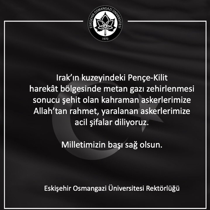 Başımız sağ olsun. 🇹🇷