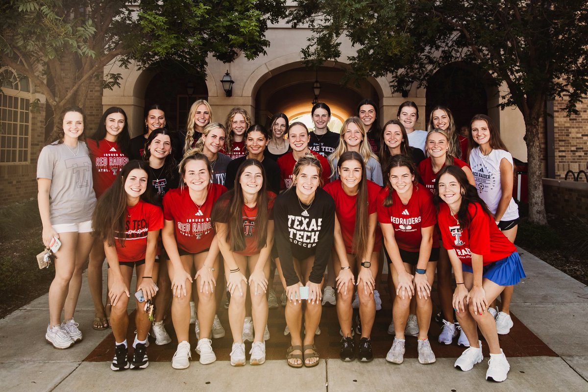TexasTechSoccer's tweet photo. First step of the 2025 journey ✅

#WreckEm | @TomStone9 https://t.co/RU50H29fCd
