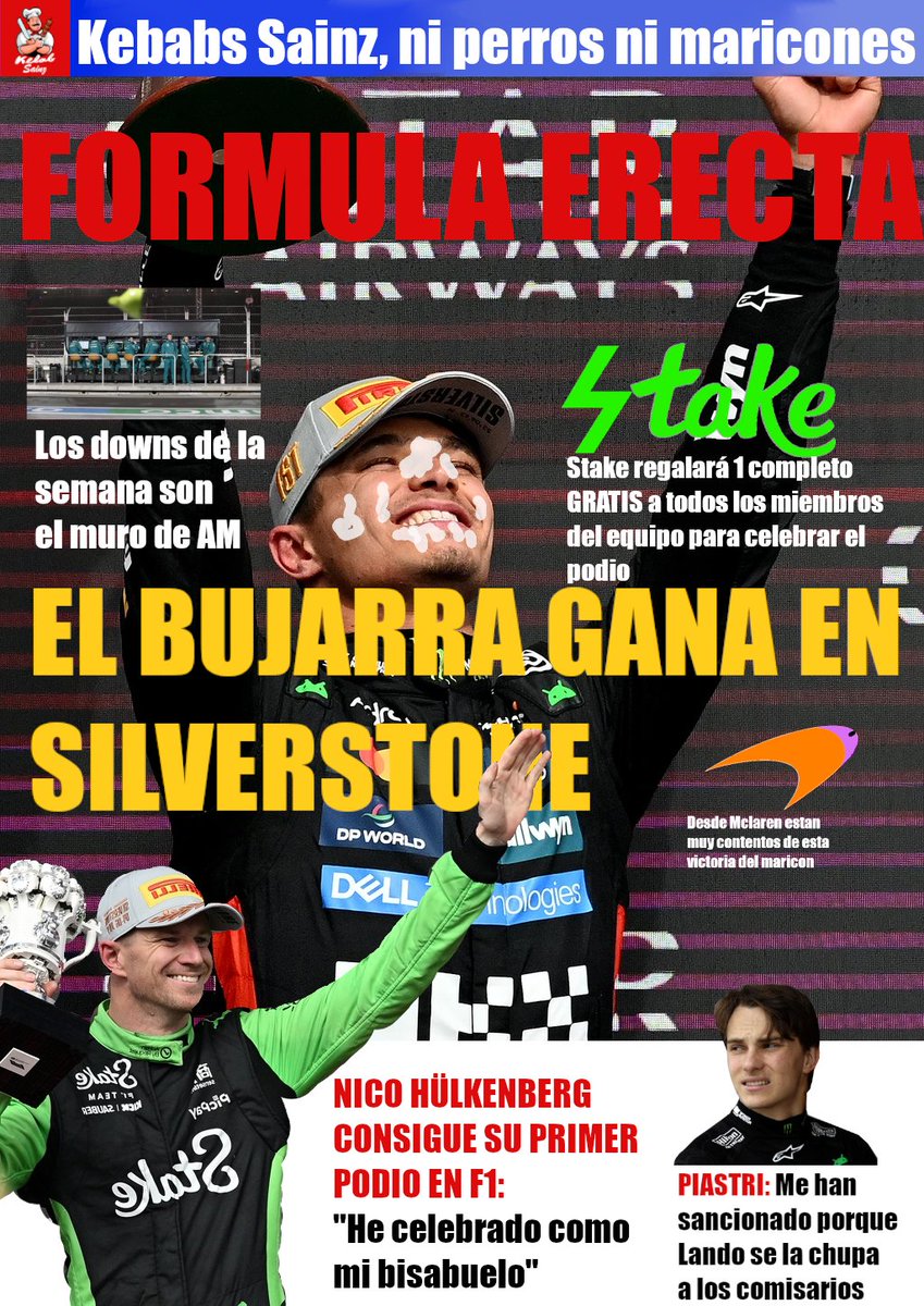 neumaticoDuro's tweet photo. 🚨Portada de Formula Erecta de esta semana https://t.co/86gyhi45fv
