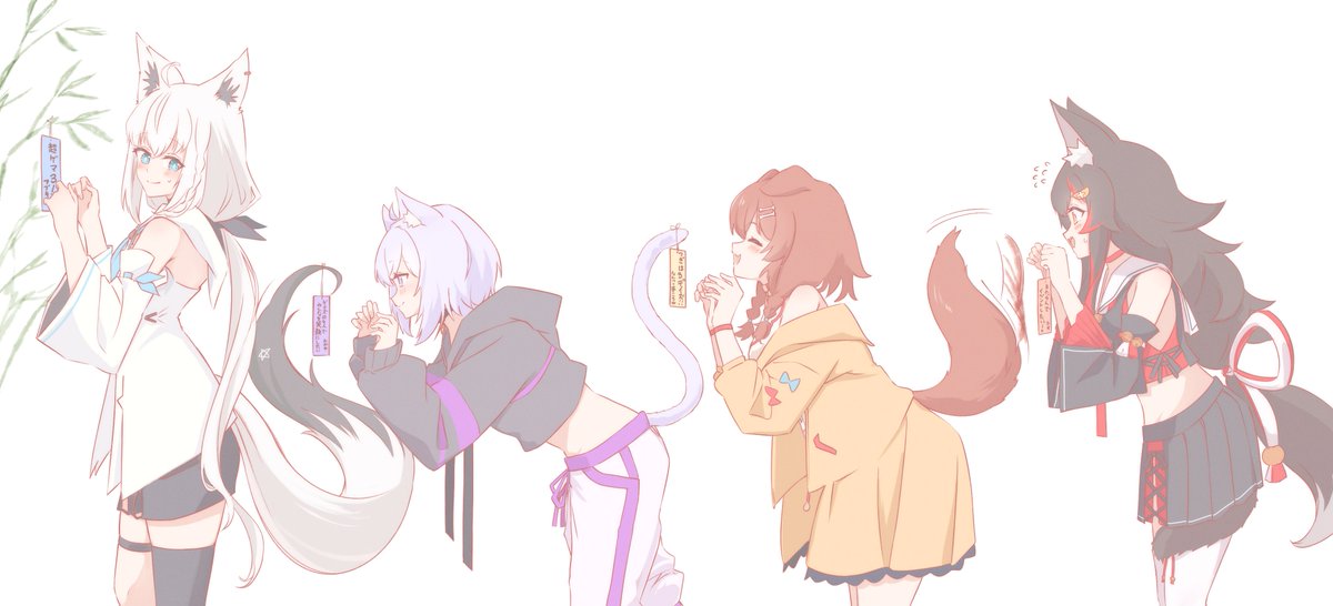 願い事🎋
#絵フブキ #絵かゆ #できたてころね #みおーん絵