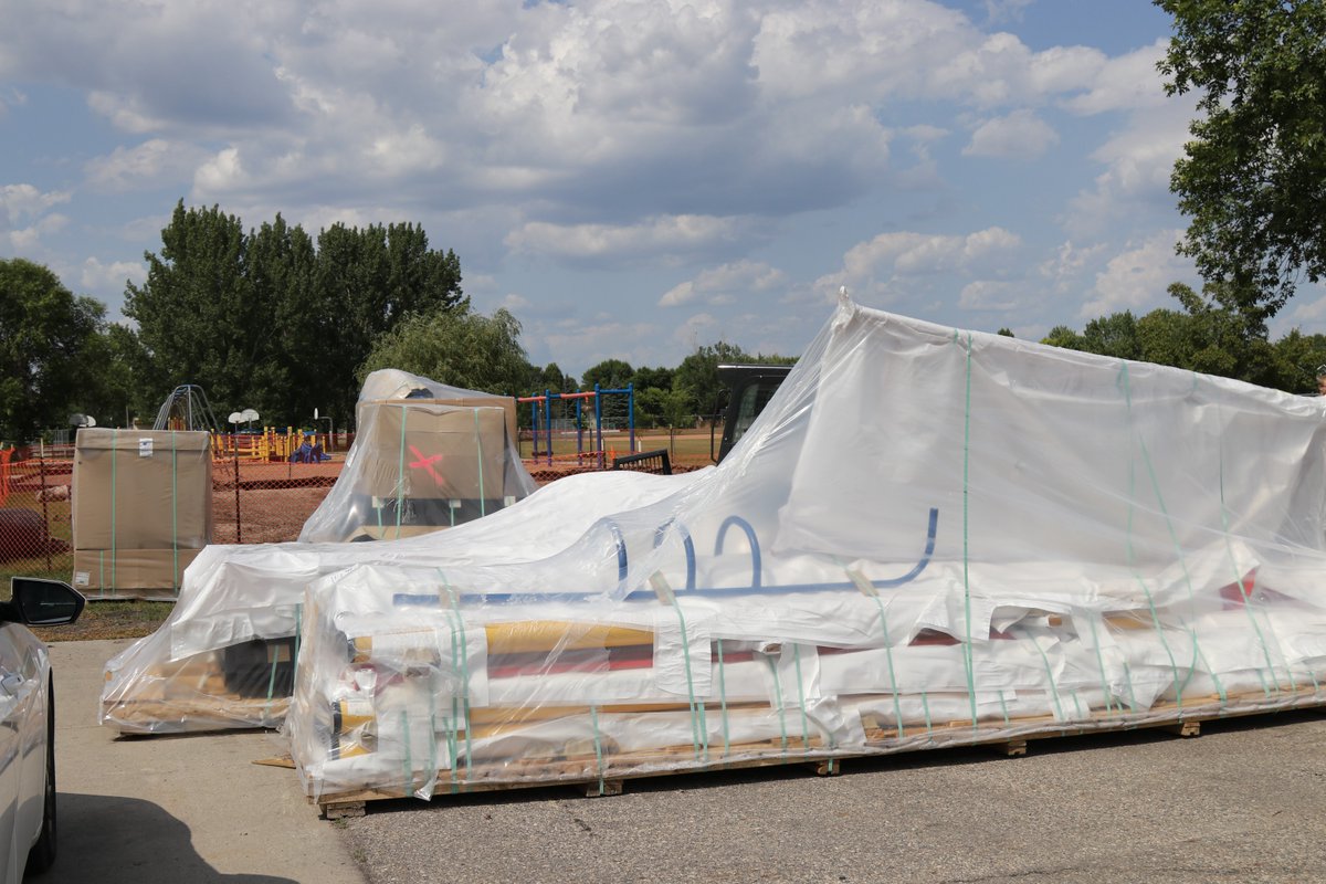 The installation of new playground equipment at Longfellow Elementary School continues, check out some photos from throughout the process.
