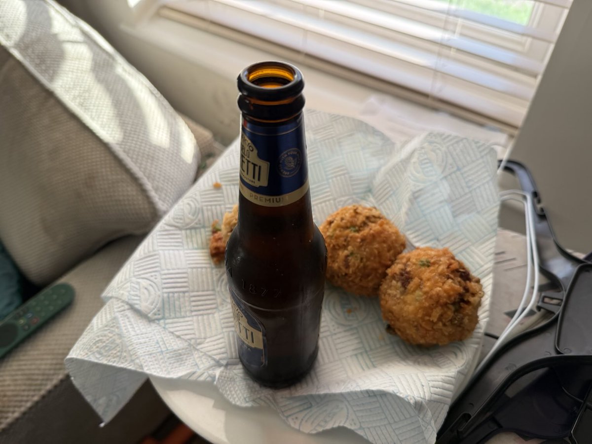 Supplì e birra😋😋😋
