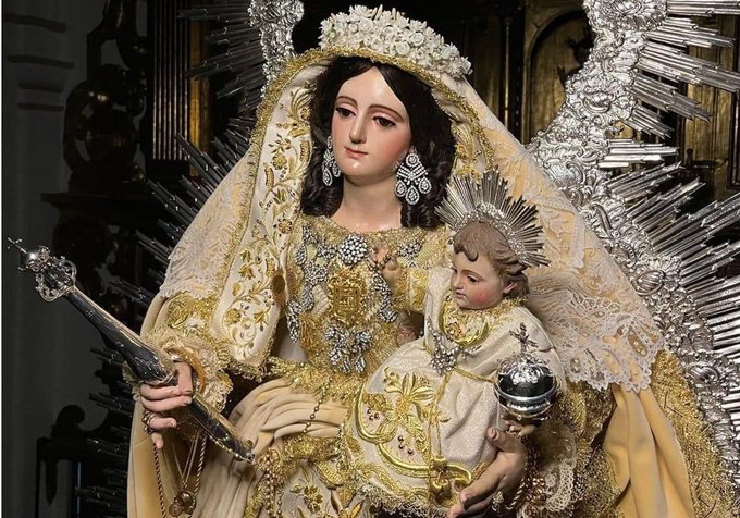 La Virgen de las Nieves Coronada, Patrona de Los Palacios y Villafranca, estrenará recorrido en su procesión del 5 de agosto