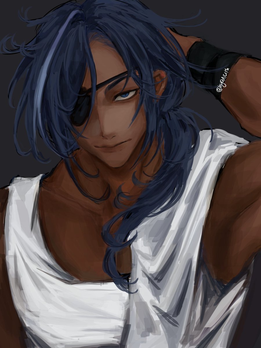 hyanicith's tweet image. im hungry #dainsleif #kaeya #art #ENGvIND #GenshinImpact