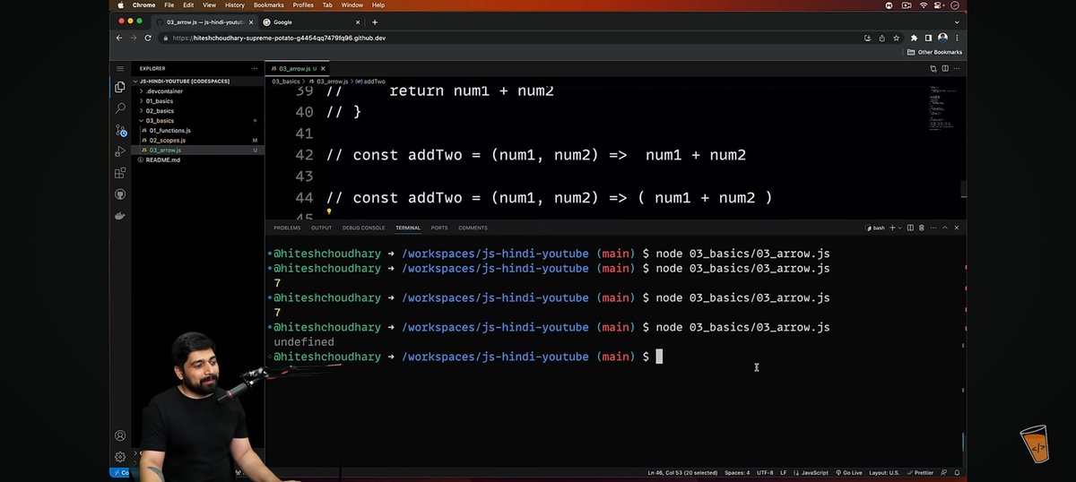 ftjyotirmoy's tweet image. Revised JavaScript for 5 hours today from @Hiteshdotcom .
Feeling more confident now.
#JavaScript #CodeAurChai #CodingJourney