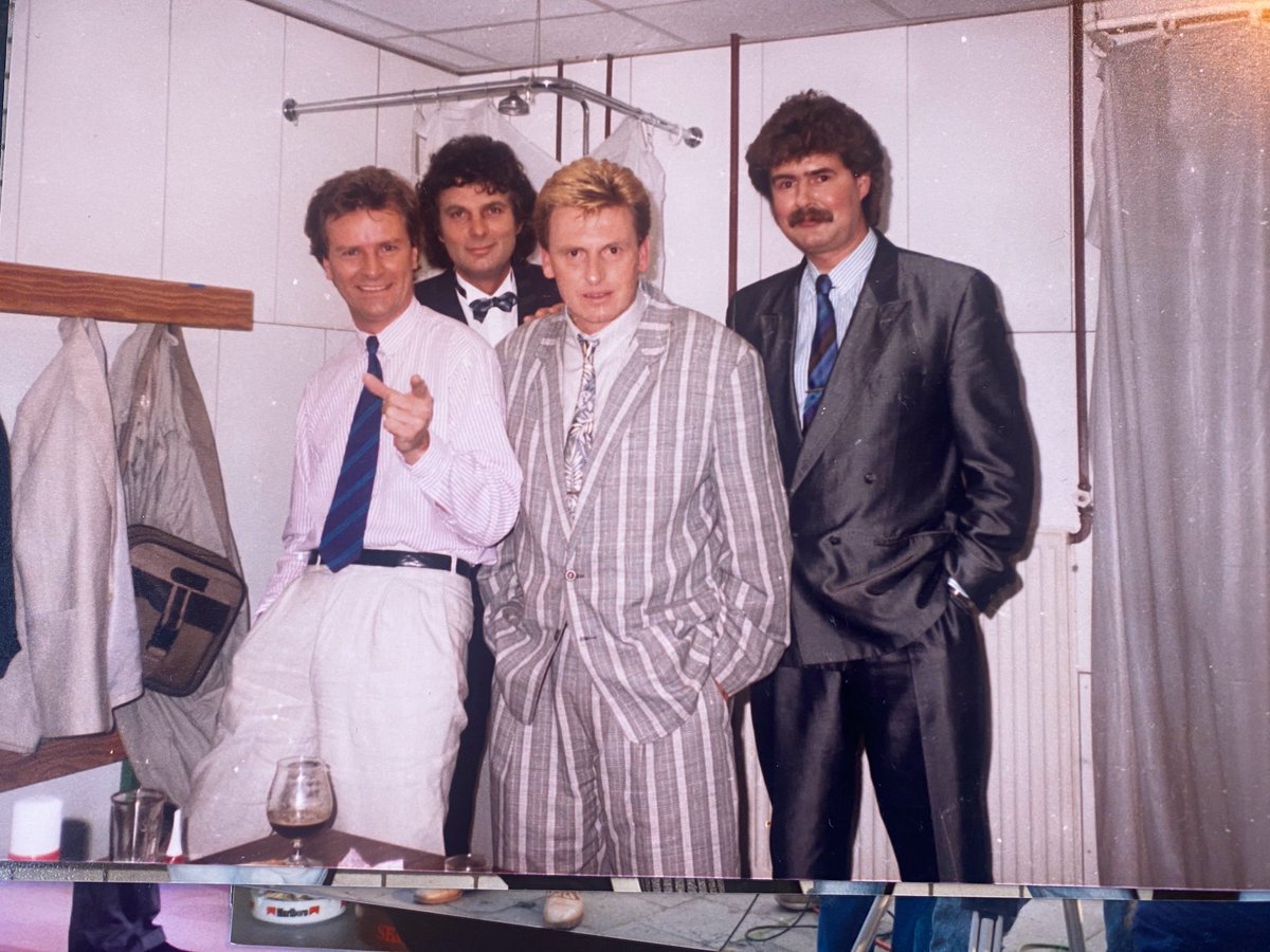tweethenny's tweet image. Producer Rein Sluik,componist Hans van Eijck, ikzelf en artiestenmanager Gerard Ridderhof. ZOEK DE VERSCHILLEN na 40 jaar!