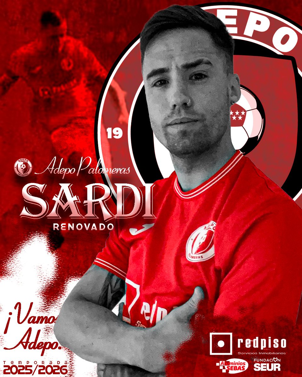𝐑𝐄𝐍𝐎𝐕𝐀𝐂𝐈𝐎𝐍𝐄𝐒 𝐒𝐄𝐍𝐈𝐎𝐑 "𝐀" • 25/26

¡Las primeras renovaciones de nuestro Senior "A" son las de nuestros capitanes!🔥

Una temporada más defenderán nuestra camiseta:

🧱 Marco
✨️ Maurin
⚽️ Sardi

𝐆𝐀𝐍𝐀𝐒 𝐄 𝐈𝐋𝐔𝐒𝐈𝐎́𝐍‼️
¡Vamos Adepo!🔥😈