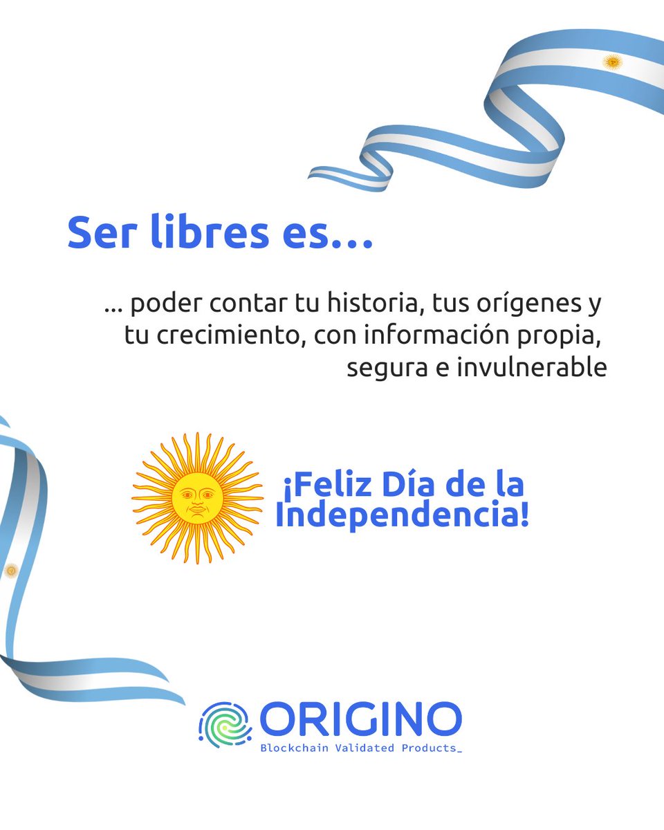 Hoy celebramos mucho más que una fecha.
Celebramos la decisión de un pueblo de escribir su propio destino.
De contar su historia con voz propia, con identidad, con coraje. Porque ser independiente es poder hablar de tus orígenes, crecer con libertad y construir un futuro sólido.