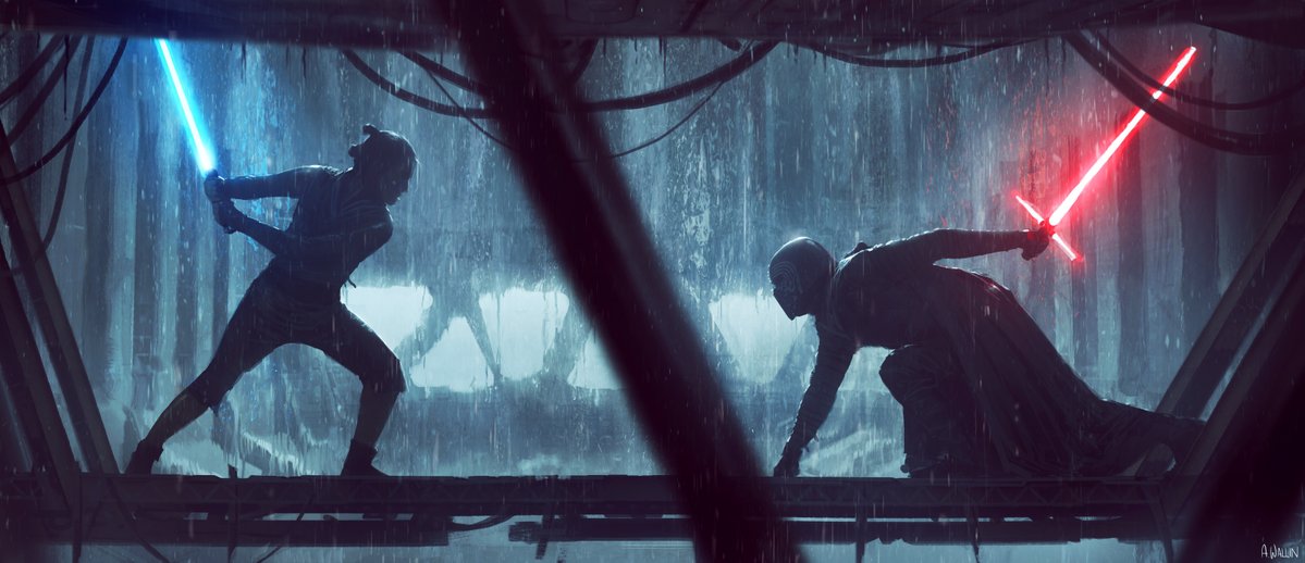 conceptartsw's tweet image. Star Wars: The Rise of Skywalker concept art by Andrée Wallin