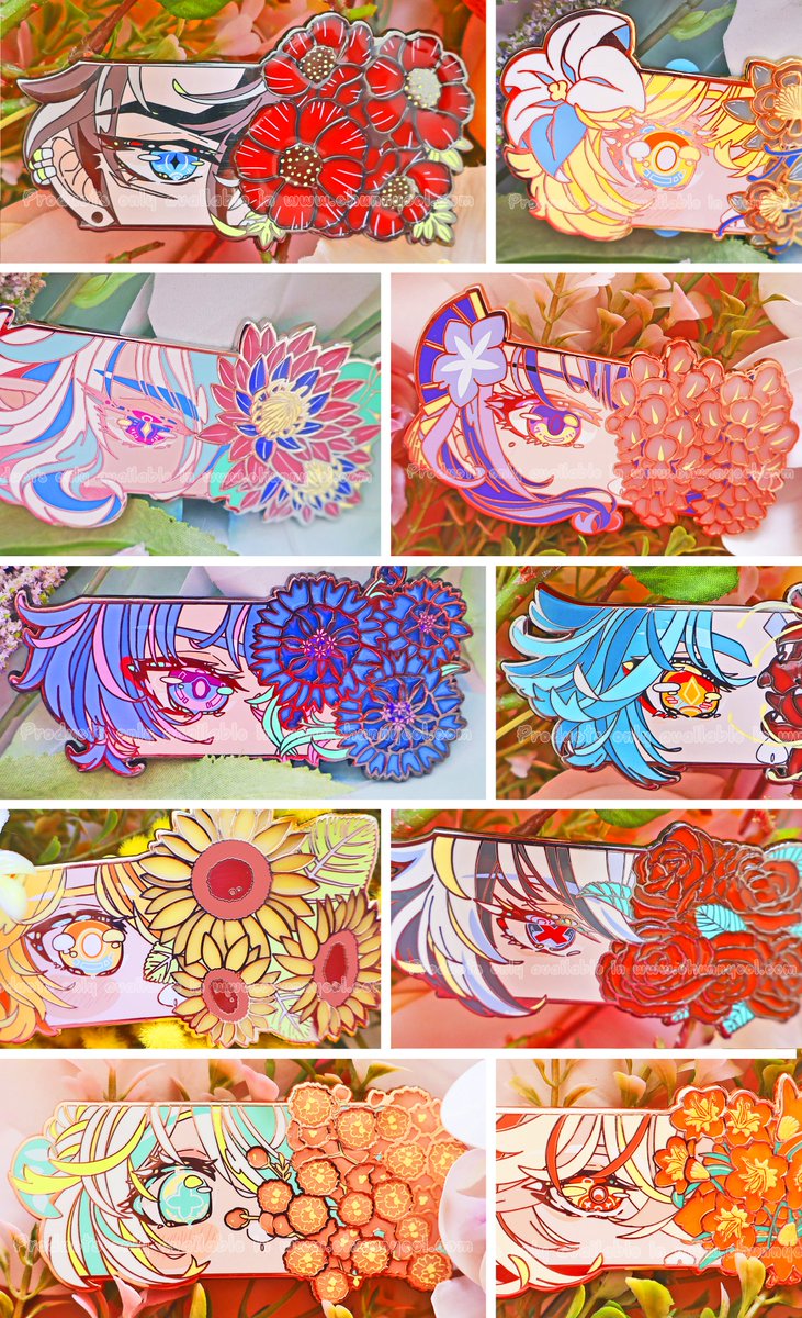 I see so many new faces, so here are some photos of the pins from the last campaign! (˶˃ ᵕ ˂˶) .ᐟ.ᐟ